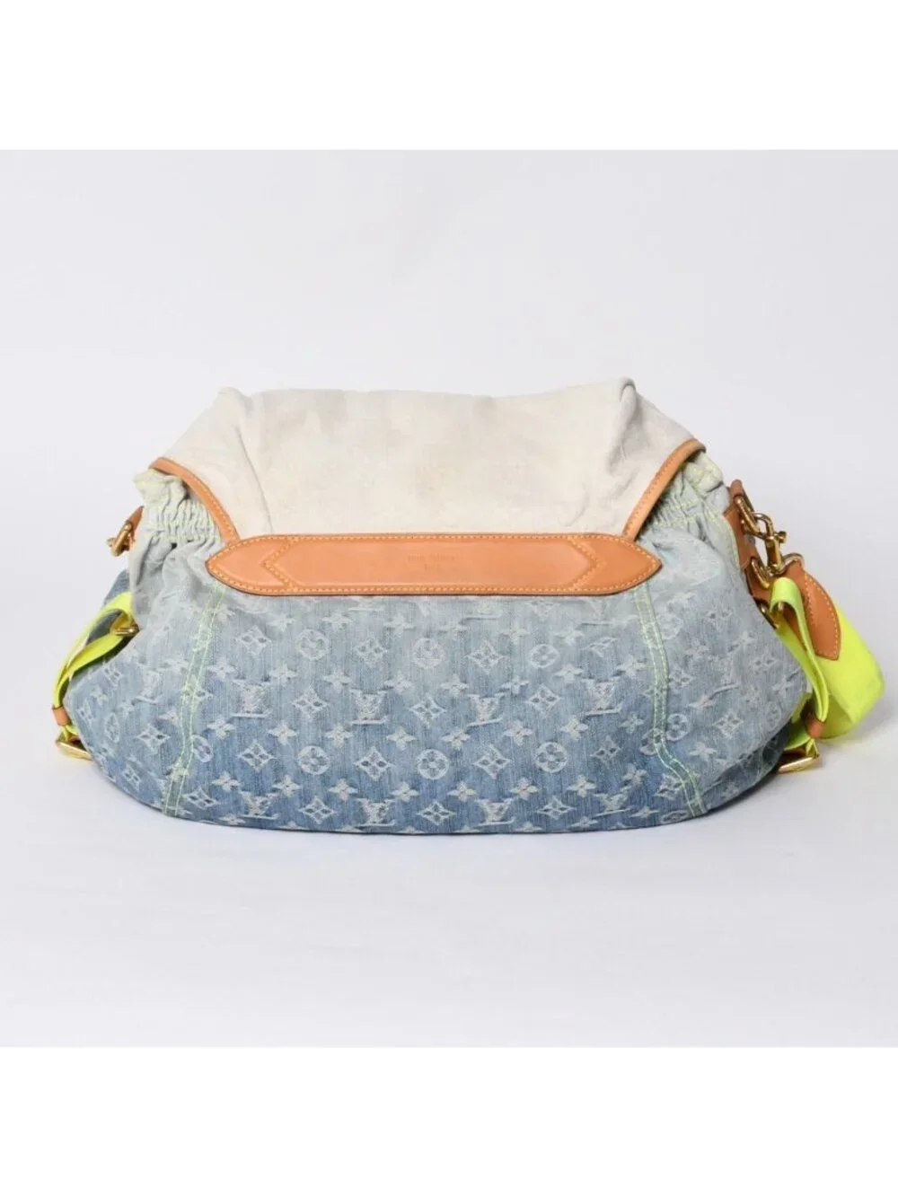 Louis Vuitton Denim Sunrise Shoulder Bag Blue Gradation